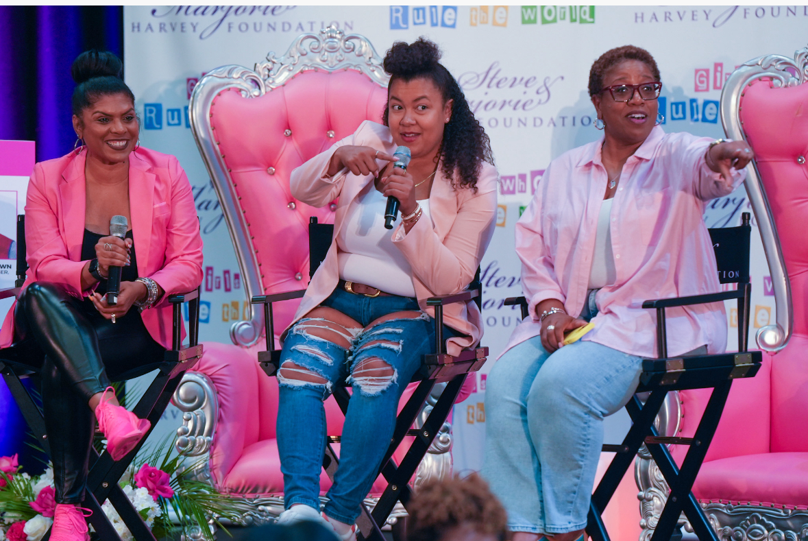 Jordan participating in a panel discussion